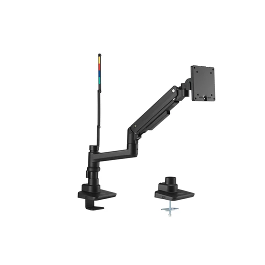 A SmartFitTM Premium nagy teherbírású monitortartó javítja a munkaterület szervezését és könnyű pozicionálást biztosít a nagyobb, legfeljebb 49 méretű és 20 kg súlyú kijelzők számára. A megfelelő ergonómiai elhelyezést adat alapú kutatások és színekkel je