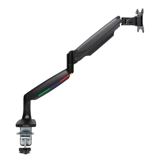 ONE-TOUC SINGLE MONITOR ARM SINGLE HEIGHT ADJUSTABLE BLACK