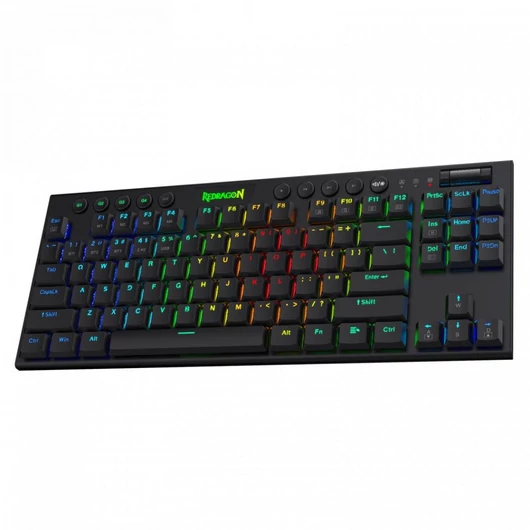 Redragon Horus TKL Red Switch vezetékes/vezeték nélküli billentyűzet fekete (K621-RGB_RED_HU)