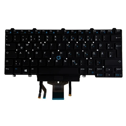 N/B KBD DELL PRO 13 PLUS GER. LAYOUT BACKLIT 80 KEYS SP
