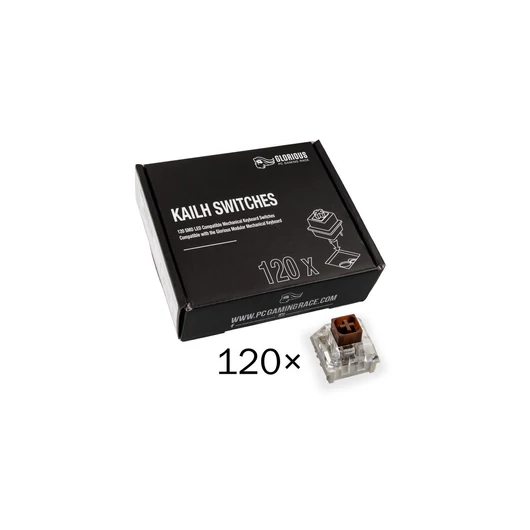 Billentyűzet kiegészítő Glorious PC Gaming Race Kailh Box Brown Switch (120db)