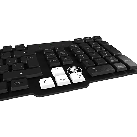 Billentyűzet Mars Gaming Hades MKHA0 Membrános Fekete USB Angol (US)