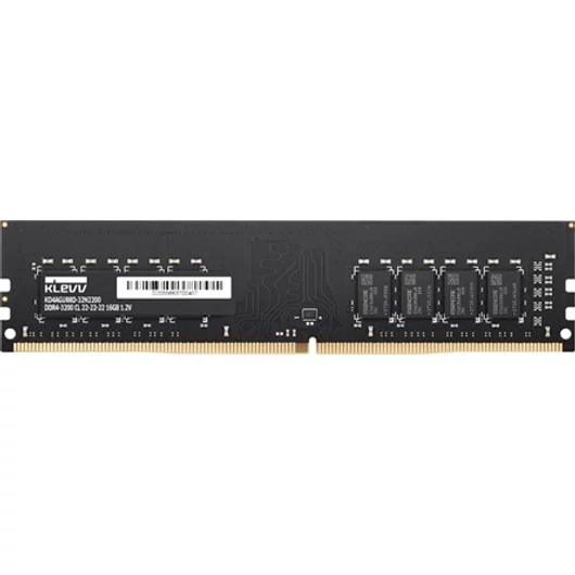 KLEVV 16GB 3200MT / s DDR4 memória CL22 fekete OEM