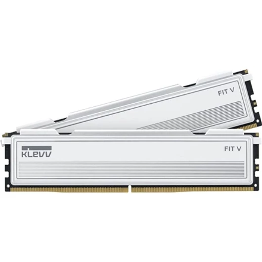 KLEVV FIT V 32GB 5600MT / s DDR5 memória CL30 Kit of 2 AMD-re optimalizált fehér