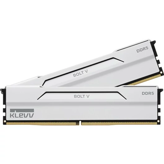 KLEVV BOLT V 32GB 6000MT / s DDR5 memória CL30 Kit of 2 fehér