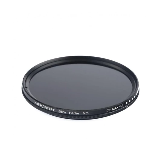 K&F Concept Slim vario ND 2-400 változtatható szürkeszűrő, 43 mm