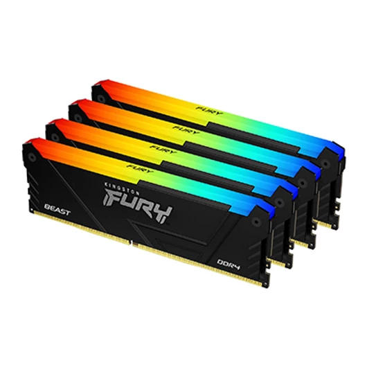 64GB DDR4-3600MT/S CL18 DIMM (KIT OF 4) FURY BEAST RGB