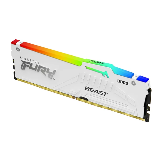 16GB DDR5 6000MT/S CL30 DIMM FURY BEAST WHITE RGB EXPO
