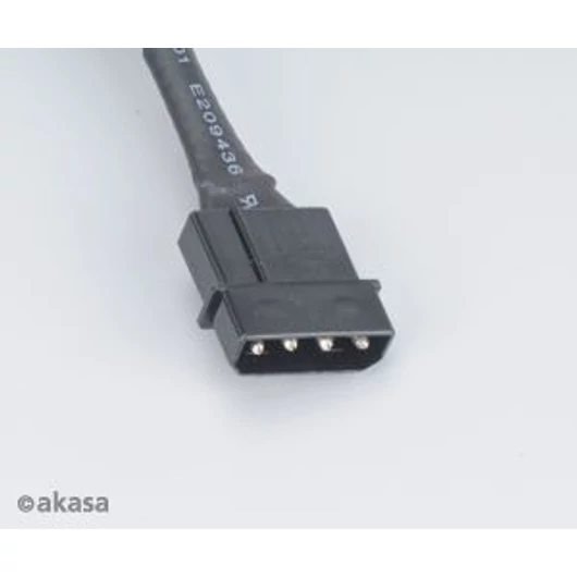 Kábel Táp Átalakító Akasa Molex (Female) - Molex (Male) 30cm