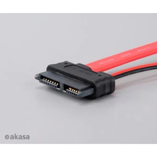 Kábel Táp Átalakító Akasa Molex (Male) + SATA (Female) - SATA Slimline (Female)