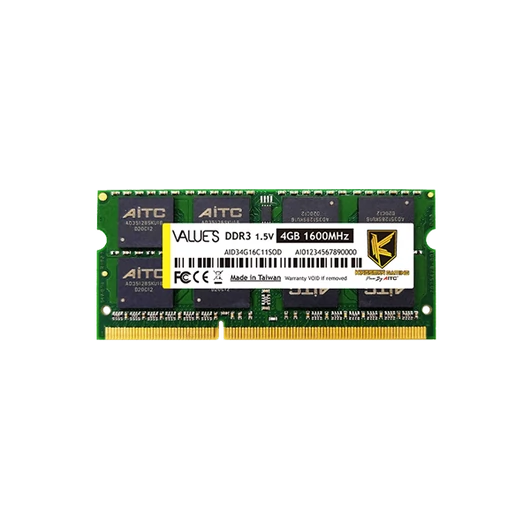 Kingsman Memória Notebook - 8GB DDR3 (1600Mhz, CL11, 1.35V)
