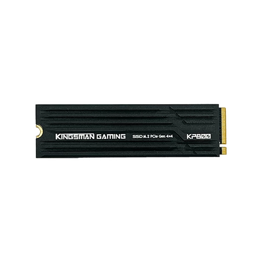 Kingsman SSD 1TB - KP800 (3D TLC DRAM, M.2 PCIe Gen 4x4, NVMe 1.4, r:7500 MB / s, w:6500 MB / s, PS5 Ready) Hűtőbordás
