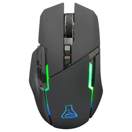 The G-Lab Vezeték nélküli Gamer Egér - KULT CAESIUM (7200 DPI, 2,4Ghz + Bluetooth, 6 gomb, makro, RGB LED, fekete)