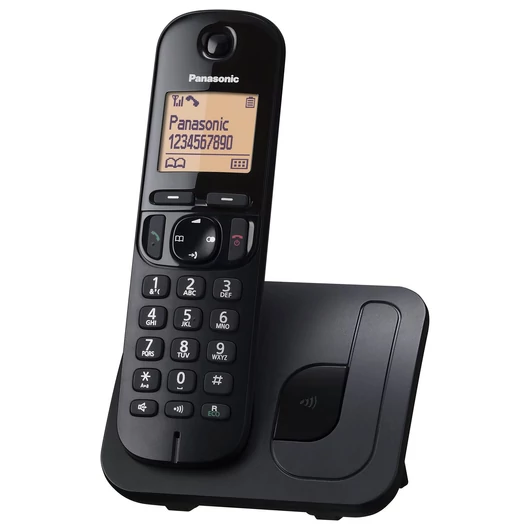 Panasonic KX-TGC210PDB DECT hívóazonosítós telefon fekete