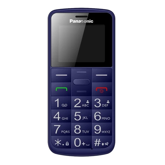 Panasonic KX-TU110EXC Dual-Sim mobiltelefon kék