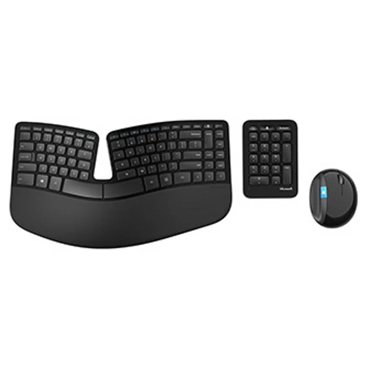 MS Vezeték Nélküli Billentyűzet + Optikai egér Desktop Sculpt Ergonomic