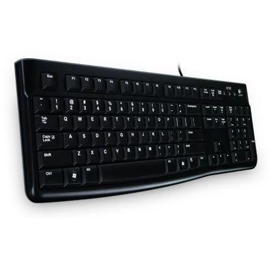 Billentyűzet Logitech K120 Deluxe Membrános Fekete USB Magyar