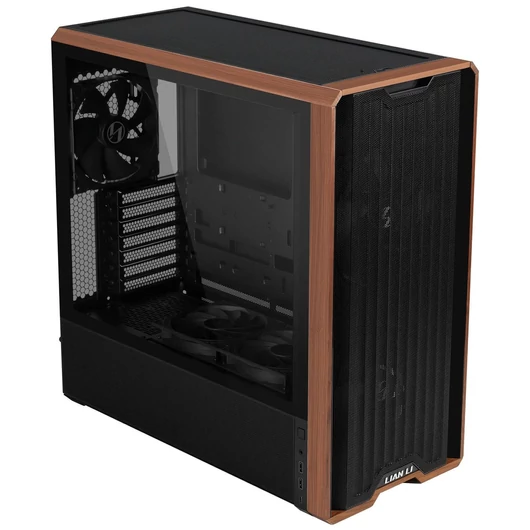 Számítógépház Lian Li LANCOOL 217 ATX, Edzett üveg, Fekete