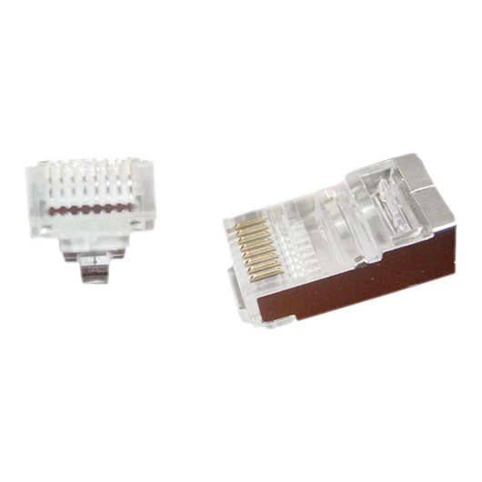 GEMBIRD LC-PTF-01/10 Gembird Universal pass-through modular FTP plug 8P8C, 10pcs, solid and stranded