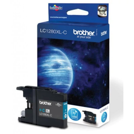 Brother LC1280XLC Tintapatron Cyan 13,3 ml 1.200 oldal kapacitás Brother