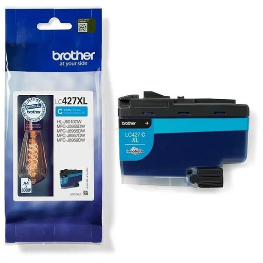 Brother LC427XLC Tintapatron Cyan 5.000 oldal kapacitás Brother