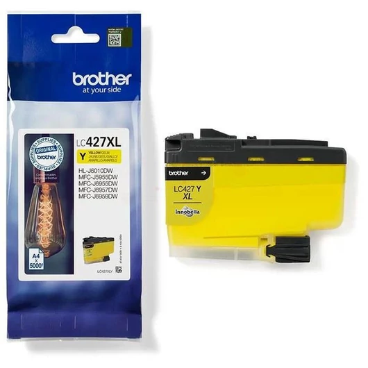 Brother LC427XLY Tintapatron Yellow 5.000 oldal kapacitás Brother