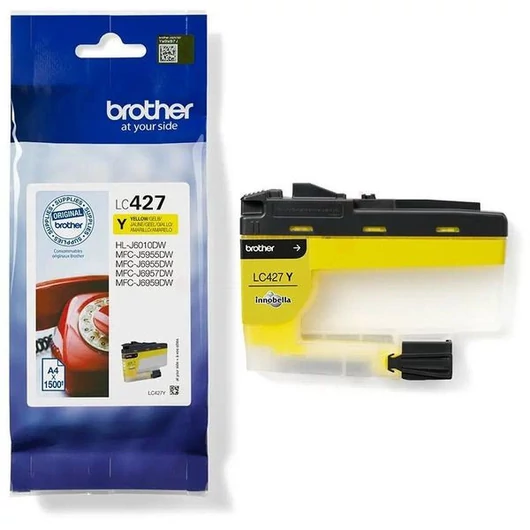 Brother LC427Y Tintapatron Yellow 1.500 oldal kapacitás Brother