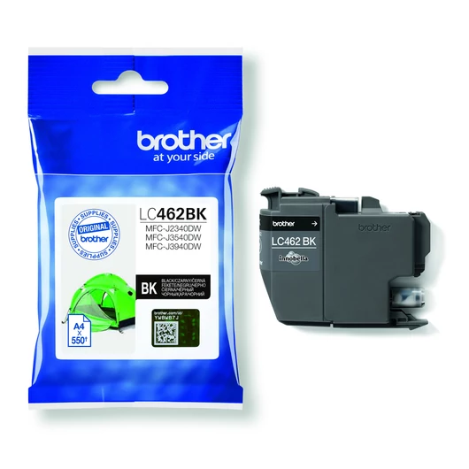 Brother LC462BK Tintapatron Black 12,5 ml 550 oldal kapacitás Brother