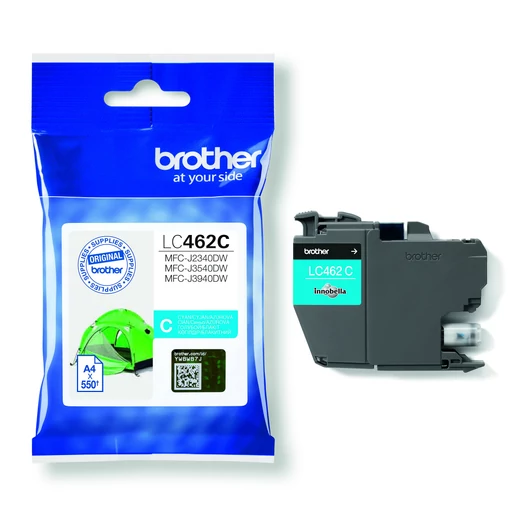 Brother LC462C Tintapatron Cyan 7,2 ml 550 oldal kapacitás Brother