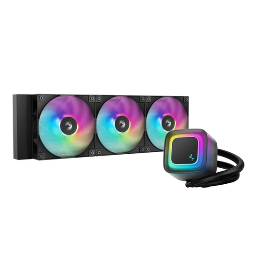 DeepCool CPU Water Cooler - LE360 V2 (max 31,6dB; max. 128,93 m3 / h; 3x12cm, A-RGB LED)