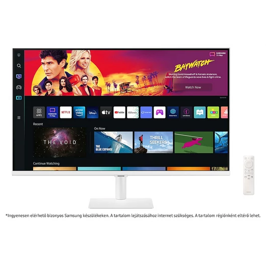 Samsung LS32BM701UPXEN 32" M70B UHD M7 Smart monitor, fehér