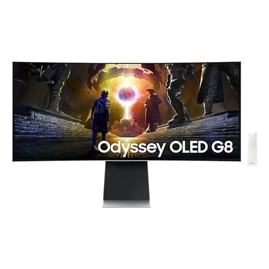 Samsung Monitor 34" - S34DG850SU (OLED, 3440x1440, 21:9, UWQHD, 175Hz, 250cd / m2, 0,03ms, Pivot, Ívelt)
