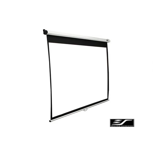 EliteScreens 150" (16:9) manuális fali vászon M150XWH2 (332 x 187 cm, Fehér váz)