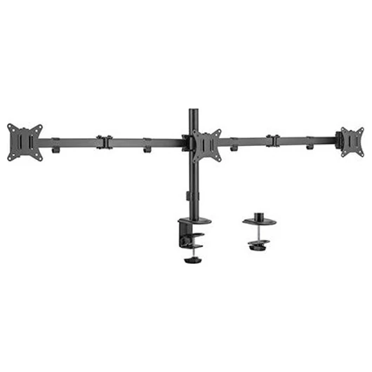 Gembird MA-D3-01 17"-27" monitor tartó asztalra fekete