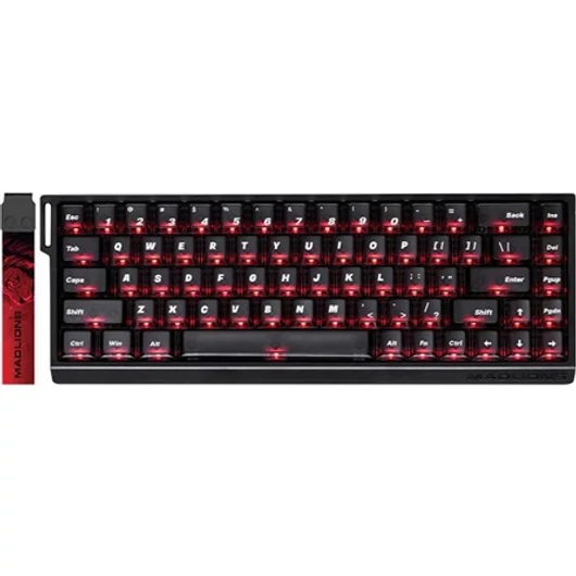 FGG MAD 68 HE Flagship V2 USB angol gaming Magneto Gaming mechanikus billentyűzet fekete