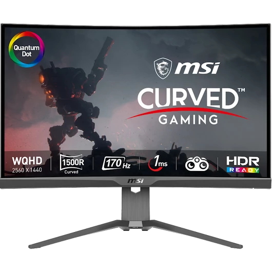 MSI MAG 275CQRF-QD ívelt Gaming monitor