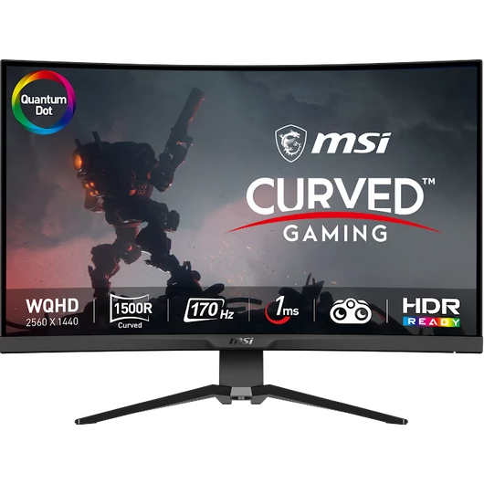 MSI MAG 325CQRF-QD ívelt Gaming monitor