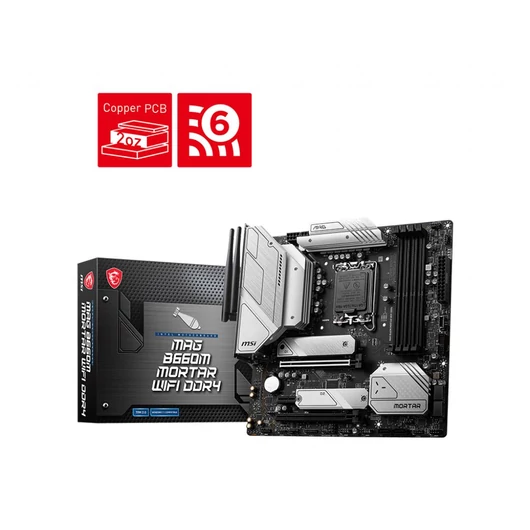 MSI MAG B660M MORTAR WIFI DDR4 alaplap