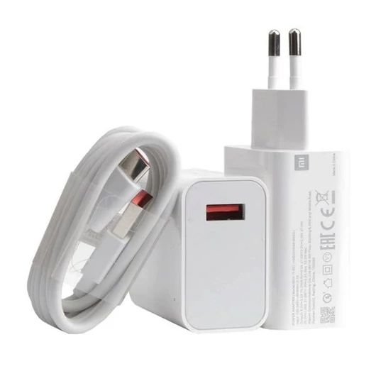 Xiaomi Mi hálózati töltő 3A 33W QC3.0+ gyorstöltő + USB-C kábel (MDY-11-EZ_TYPE-C)