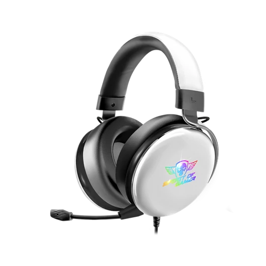Spirit of Gamer Fejhallgató - H700 White (MultiPlatform, 7.1, mikrofon, hangerőszabályzó, nagy-párnás, fehér)