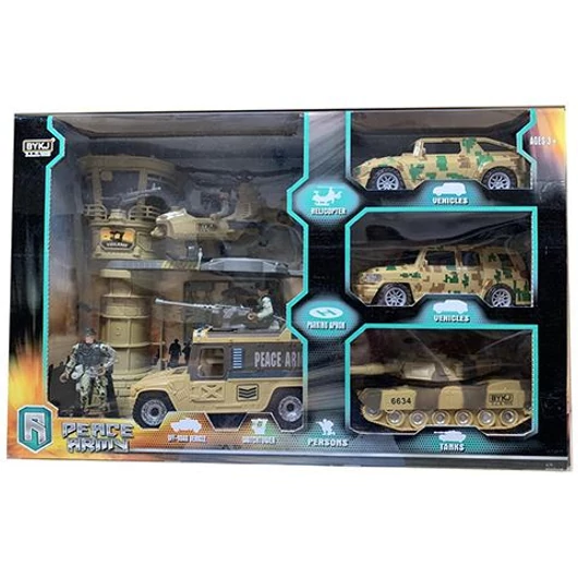 Magic Toys Katonai főhadiszállás járművel, fény és hang effektekkel (MKL375404)