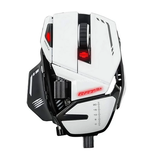 Egér Mad Catz R.A.T 8+ fehér