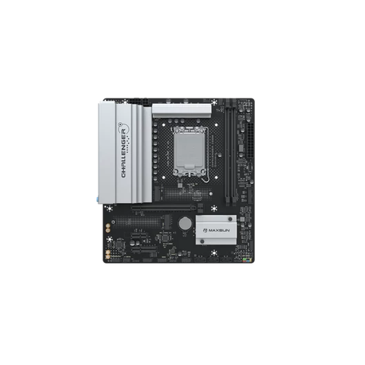 Maxsun Alaplap - Intel MS-CHALLENGER Z890M s1851 (Z890, mATX, 2xDDR5 7200MHz, 3xSATA3, 2xM.2, HDMI, DP)