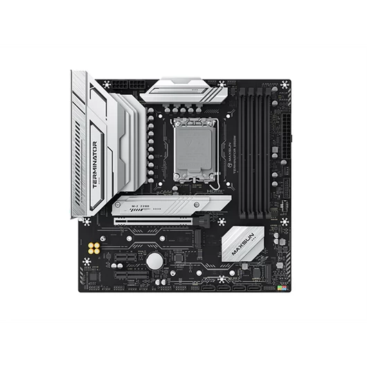 Maxsun Alaplap - Intel MS-TERMINATOR B860M s1851 (B860, mATX, 2xDDR5 8000MHz, 4xSATA3, 3xM.2, HDMI, DP)