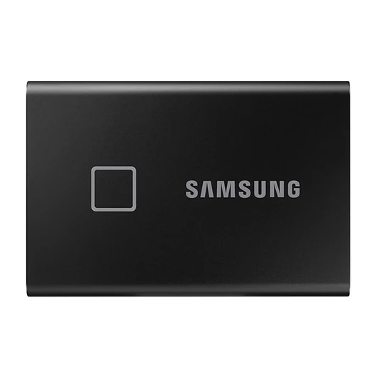 Samsung Külső SSD 2TB - MU-PC2T0K / WW (T7 Touch external, fekete, USB 3.2, 2TB)