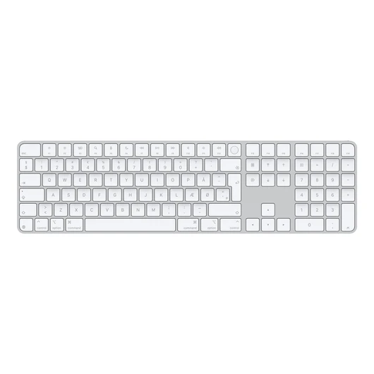 MAGIC KEYBOARD WITH TOUCH ID AND NUM KEY WHITE - DANISH