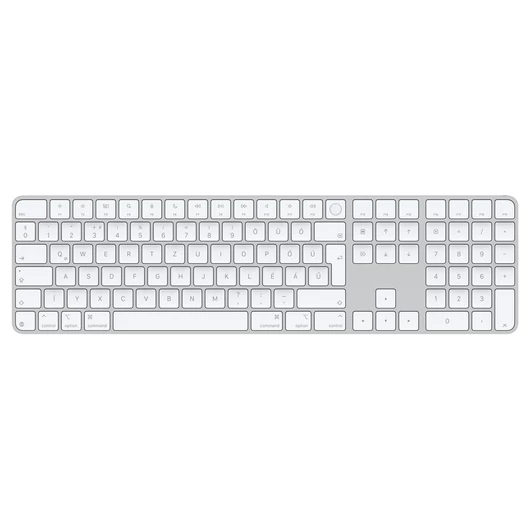 MAGIC KEYBOARD WITH TOUCH ID AND NUM KEY WHITE - HUNGARIAN