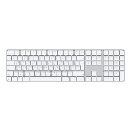 MAGIC KEYBOARD WITH TOUCH ID AND NUM KEY WHITE - RUSSIAN