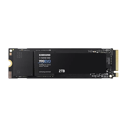 Samsung SSD 2TB - MZ-V9E2T0BW (990 EVO, PCIe 4.0, NVMe 2.0, M.2, 2TB)