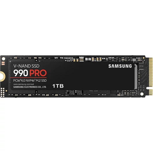 1TB Samsung 990 Pro M.2 NVMe SSD meghajtó (MZ-V9P1T0BW) 5 év garanciával!